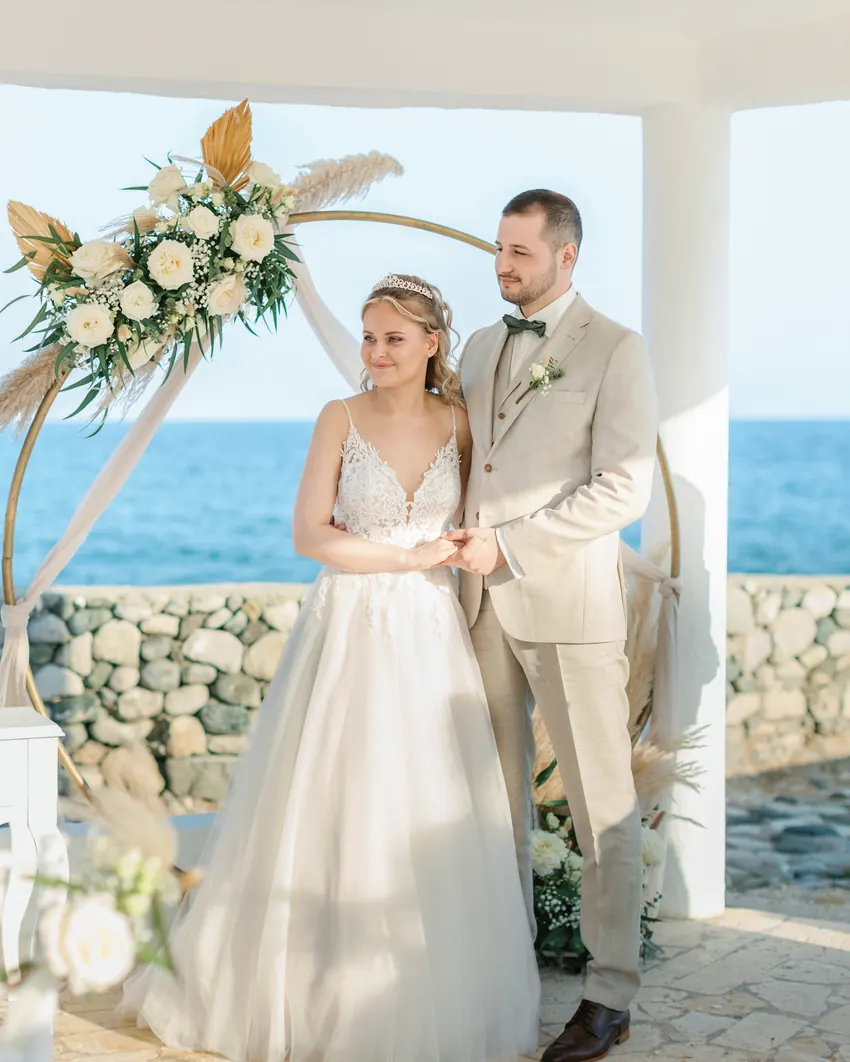 Xenia & Artur destination wedding photo, Triton Beach, Juan Dolio